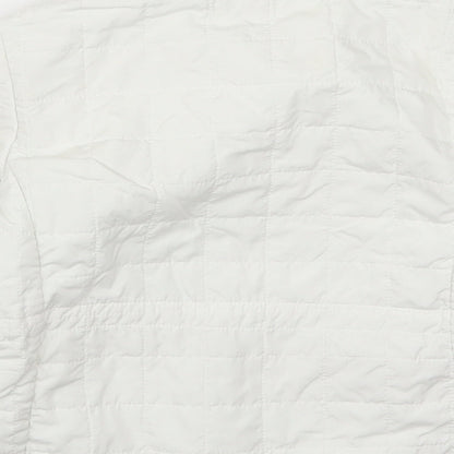 Nucleo Girls White   Quilted Coat Size 6 Years