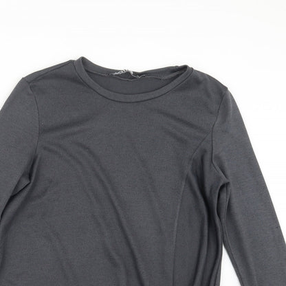 Womens UK Size M Yoins Grey Basic T-Shirt
