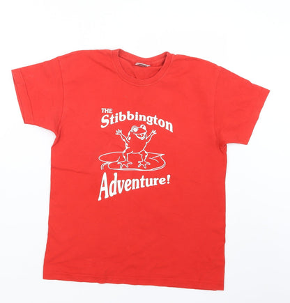 Fruit of the Loom Boys Red   Basic T-Shirt Size 10 Years