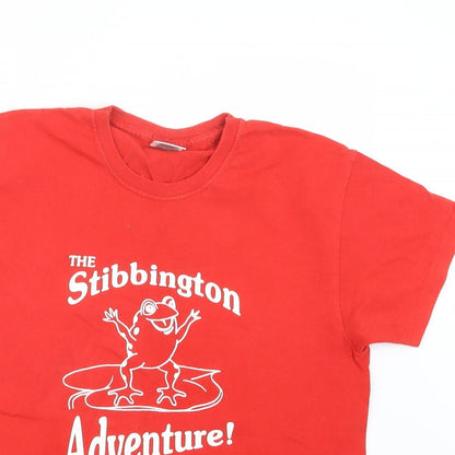 Fruit of the Loom Boys Red   Basic T-Shirt Size 10 Years