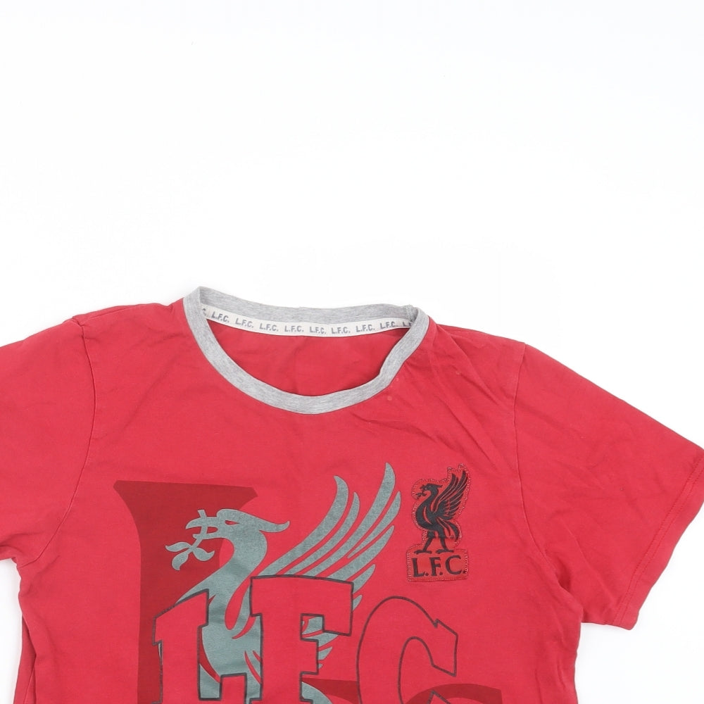 Marks and Spencer Boys Red   Basic T-Shirt Size 11-12 Years  - Liverpool FC