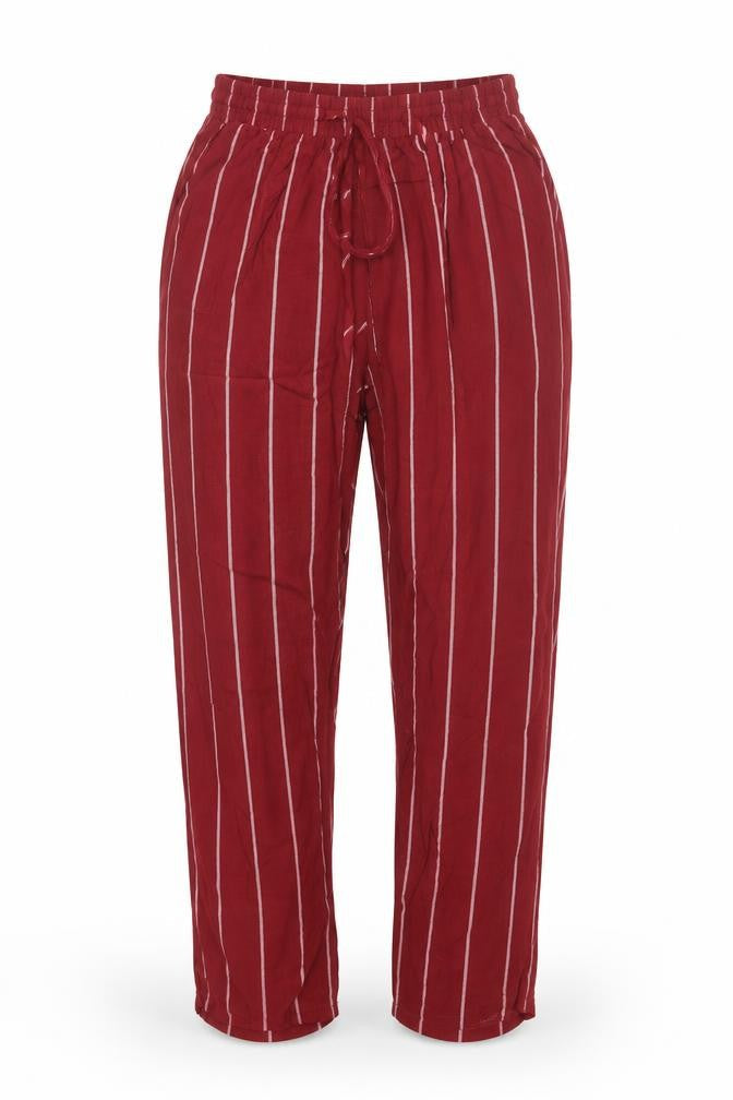 Womens UK Size 8 PRETTYLITTLETHING Regular Fit  Red Trousers