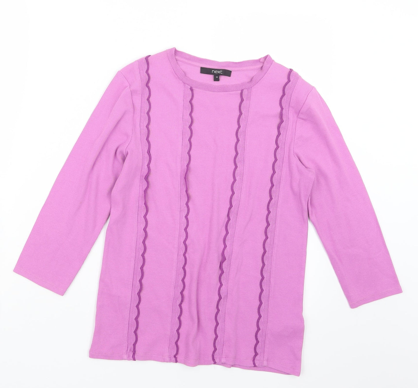 Womens UK Size 14 NEXT Purple Pullover Jumper