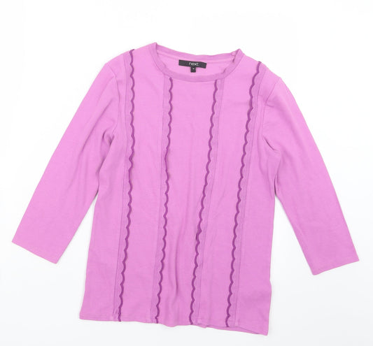 Womens UK Size 14 NEXT Purple Pullover Jumper