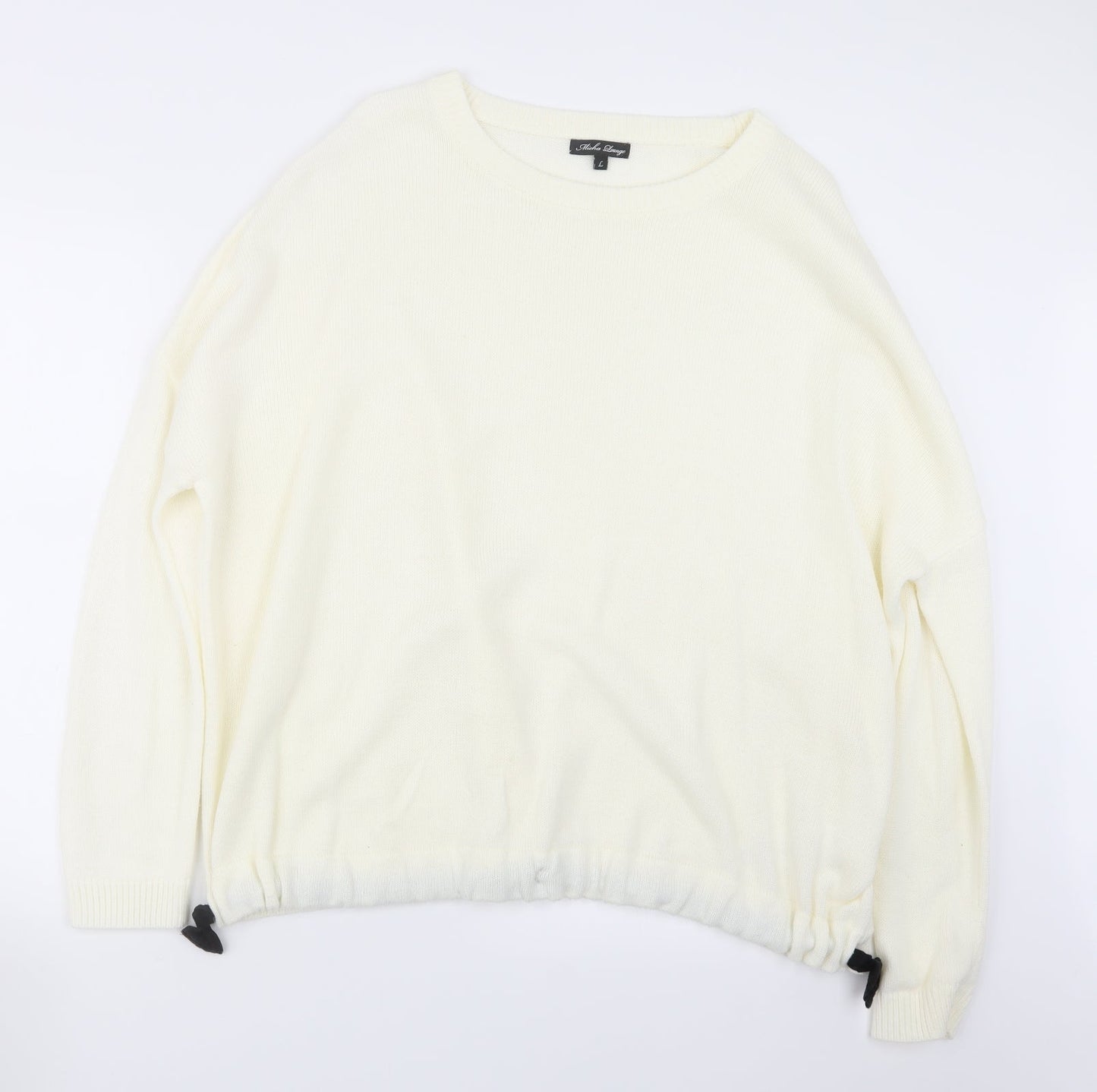 Womens UK Size L Micha Lounge Ivory Pullover Jumper