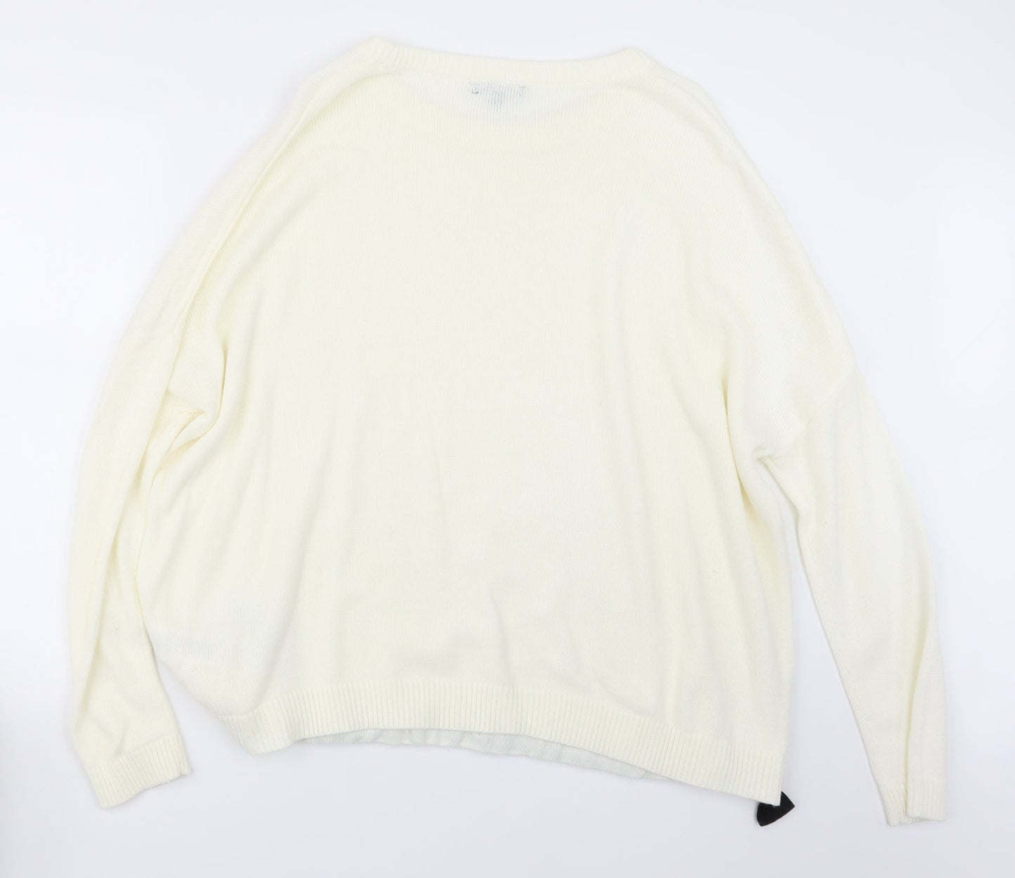 Womens UK Size L Micha Lounge Ivory Pullover Jumper
