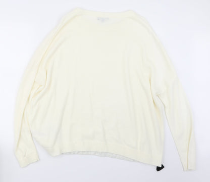 Womens UK Size L Micha Lounge Ivory Pullover Jumper