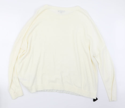 Womens UK Size L Micha Lounge Ivory Pullover Jumper
