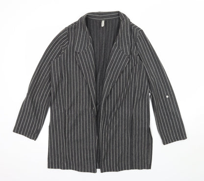 Womens UK Size 12 Stradivarius Grey Jacket