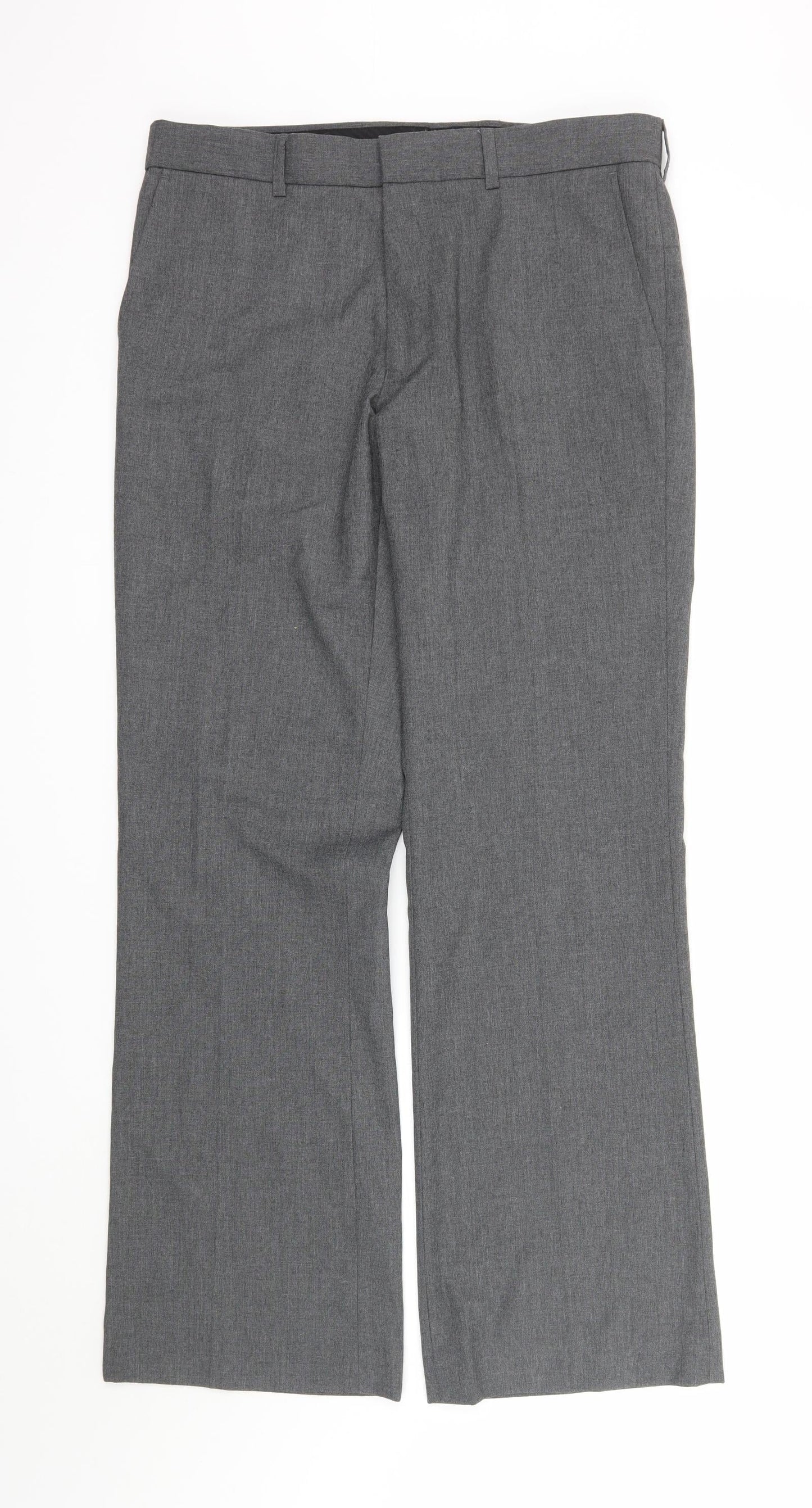 Mens UK Size  Topman Regular Fit  Grey Trousers