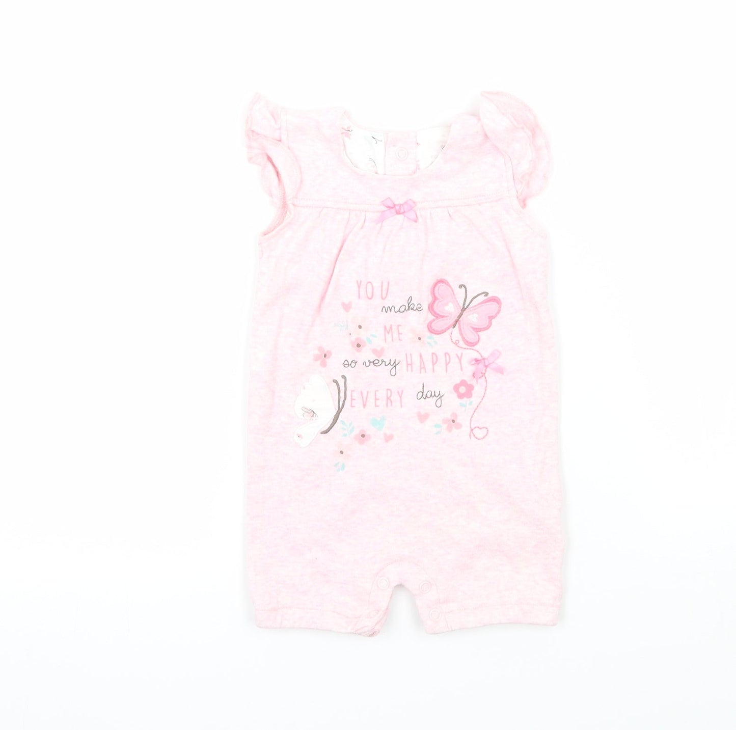 Earlydays Girls Pink   Coverall One-Piece Size 3-6 Months