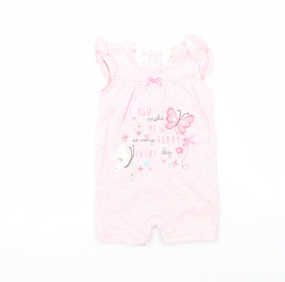 Earlydays Girls Pink   Coverall One-Piece Size 3-6 Months