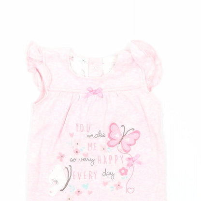 Earlydays Girls Pink   Coverall One-Piece Size 3-6 Months