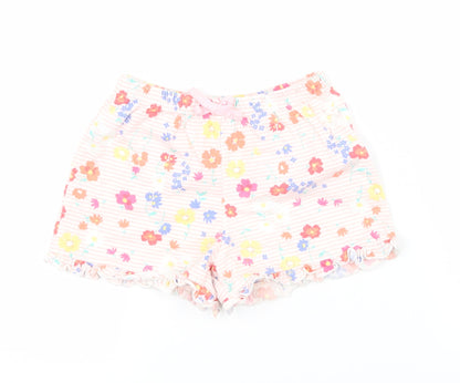 Matalan Girls Pink Floral Jersey  Pyjama Pants Size 2-3 Years