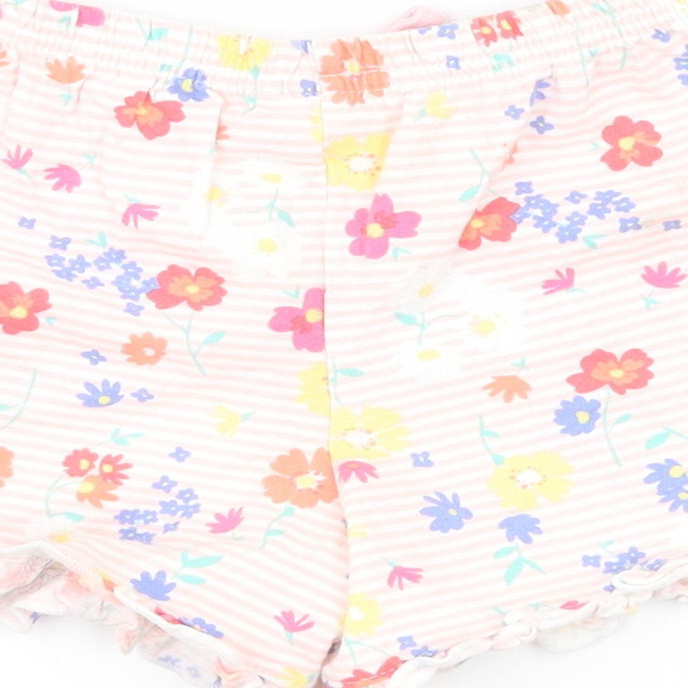 Matalan Girls Pink Floral Jersey  Pyjama Pants Size 2-3 Years