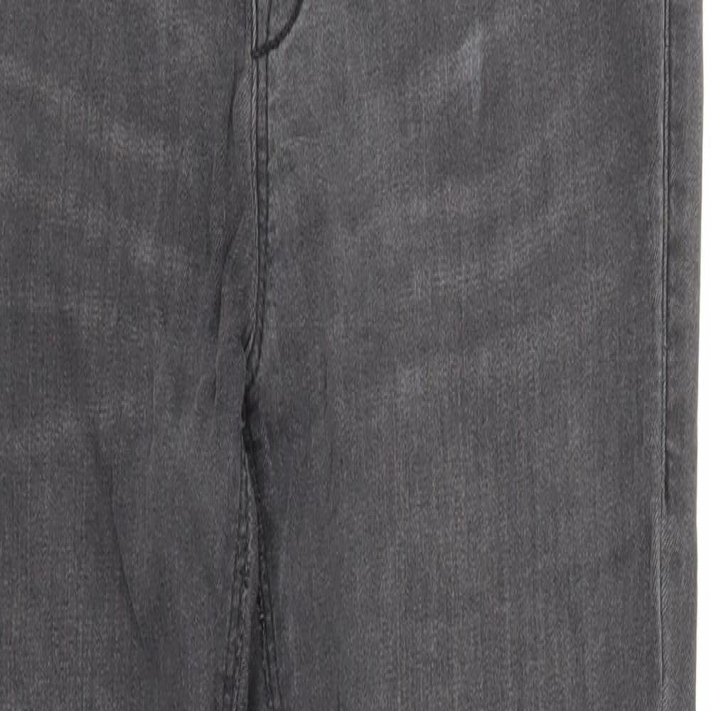 Womens UK Size 8 H&M Regular Fit Skinny Grey Jeans