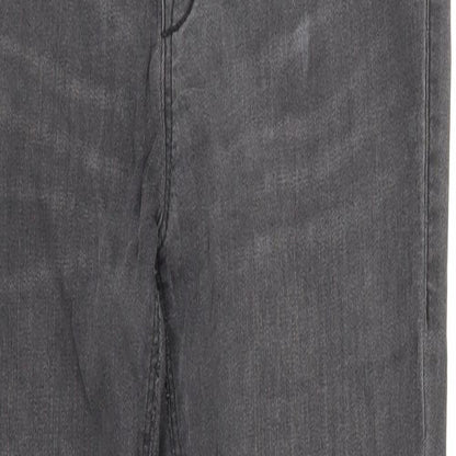 Womens UK Size 8 H&M Regular Fit Skinny Grey Jeans