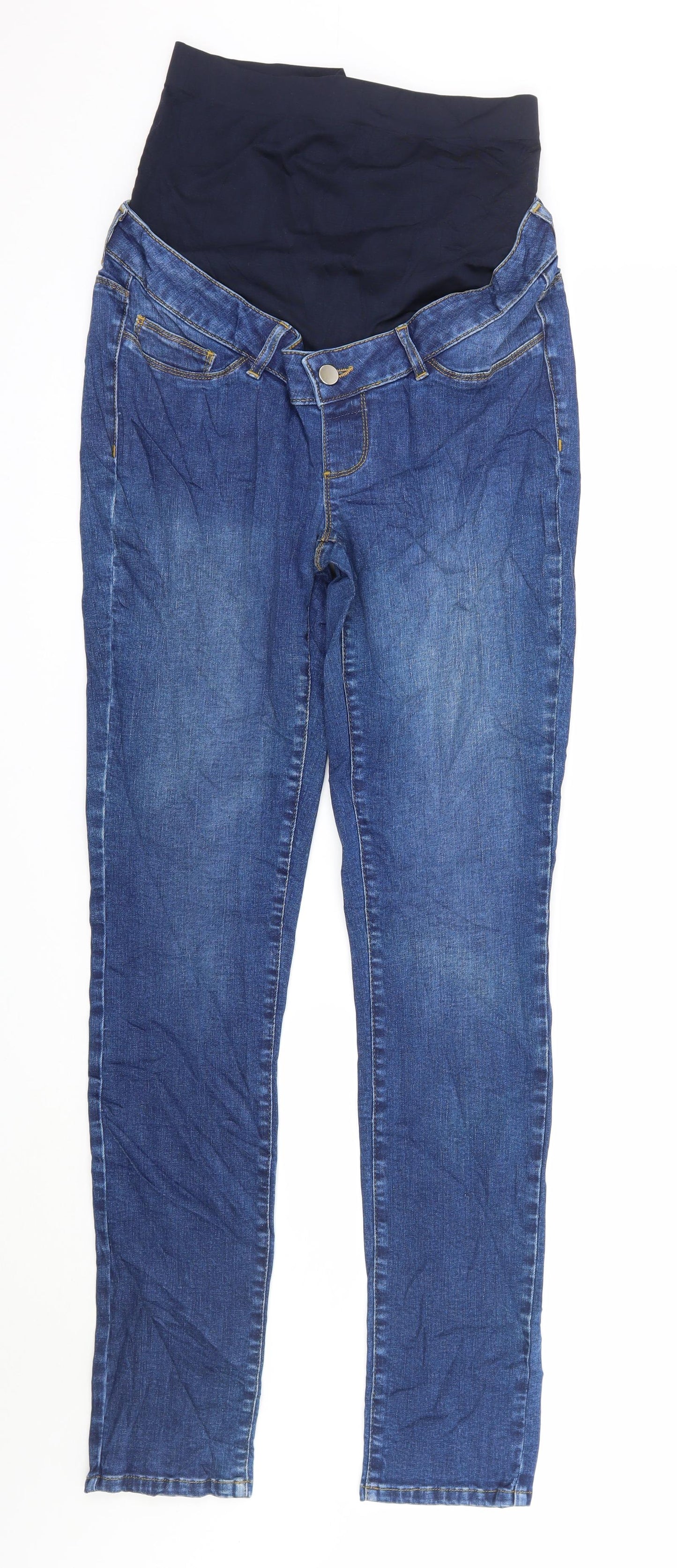 Womens UK Size  Preworn Regular Fit Straight Blue Jeans