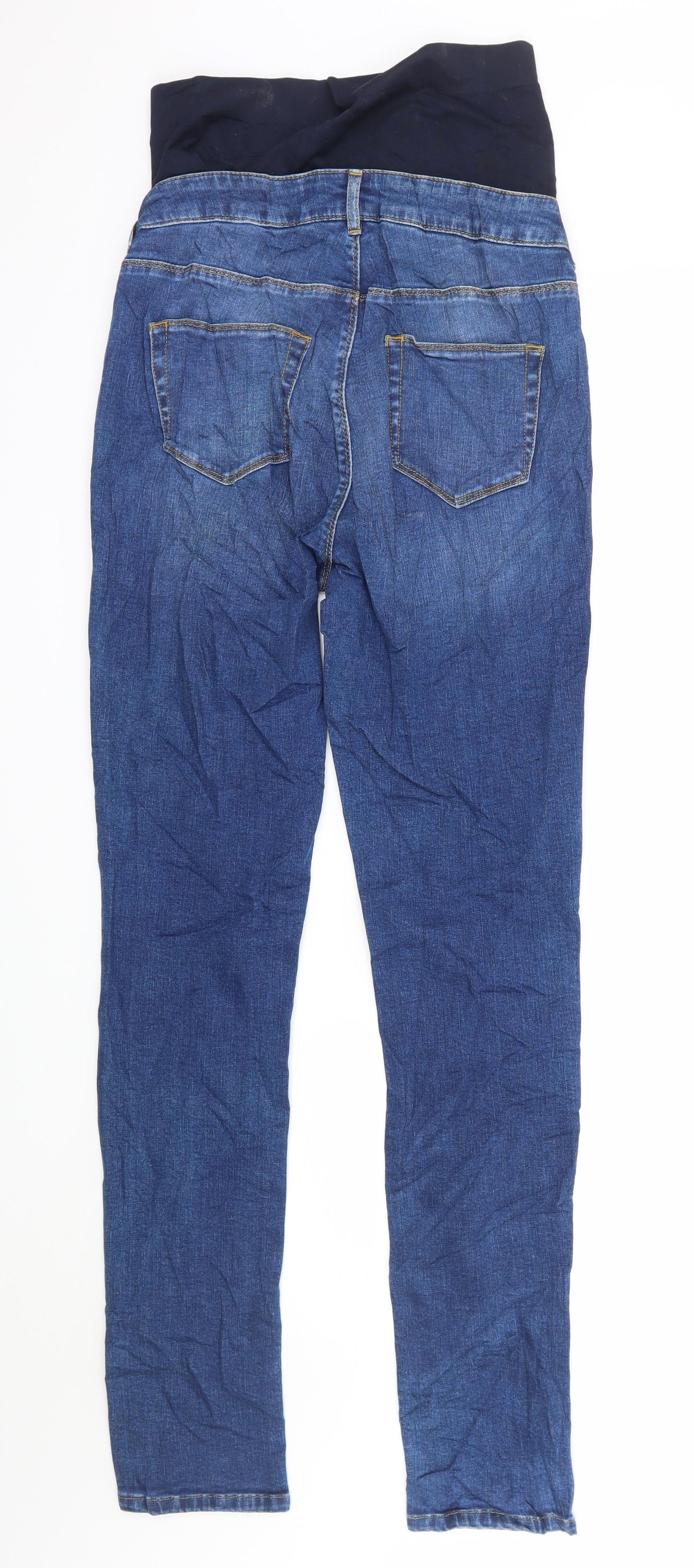 Womens UK Size  Preworn Regular Fit Straight Blue Jeans
