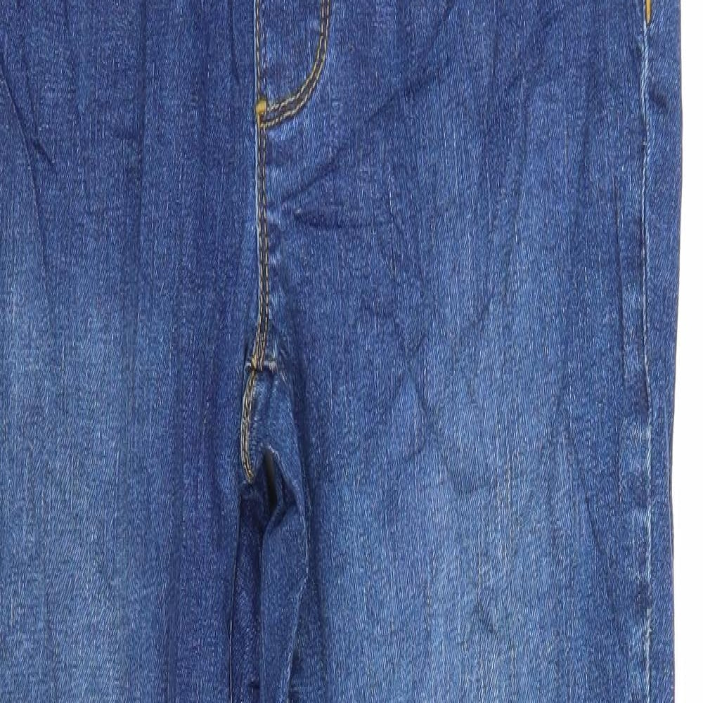 Womens UK Size  Preworn Regular Fit Straight Blue Jeans
