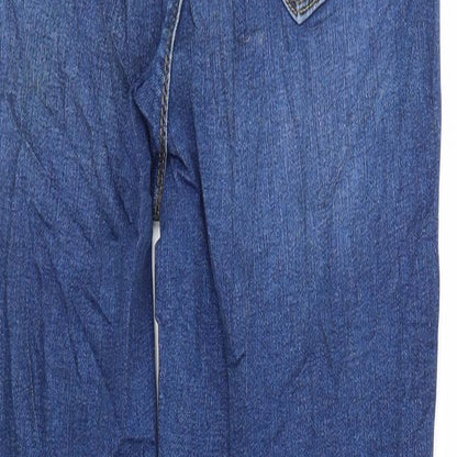 Womens UK Size  Preworn Regular Fit Straight Blue Jeans