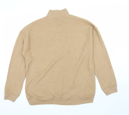 Womens UK Size S New Look Brown Pullover Jumper