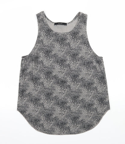 Womens UK Size 10 Decjuba Grey Basic Tank