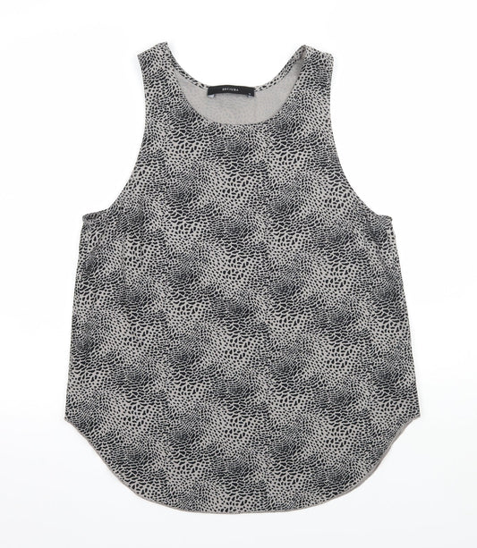 Womens UK Size 10 Decjuba Grey Basic Tank