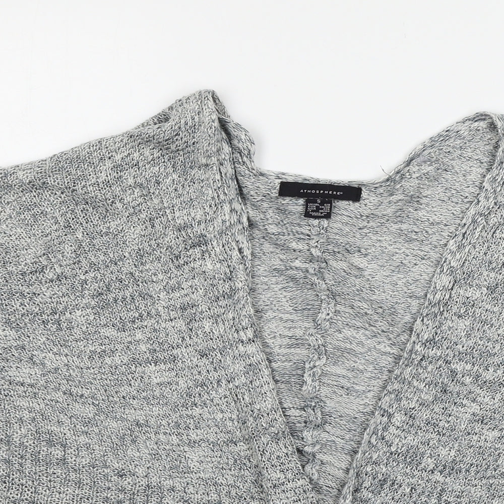 Womens UK Size 6 Atmosphere Grey Cardigan Jumper