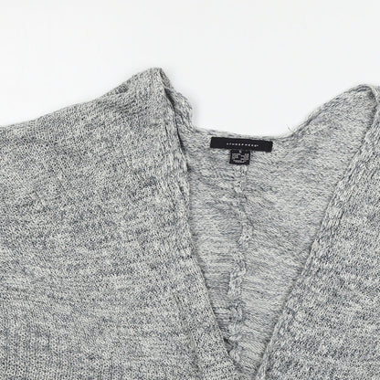 Womens UK Size 6 Atmosphere Grey Cardigan Jumper