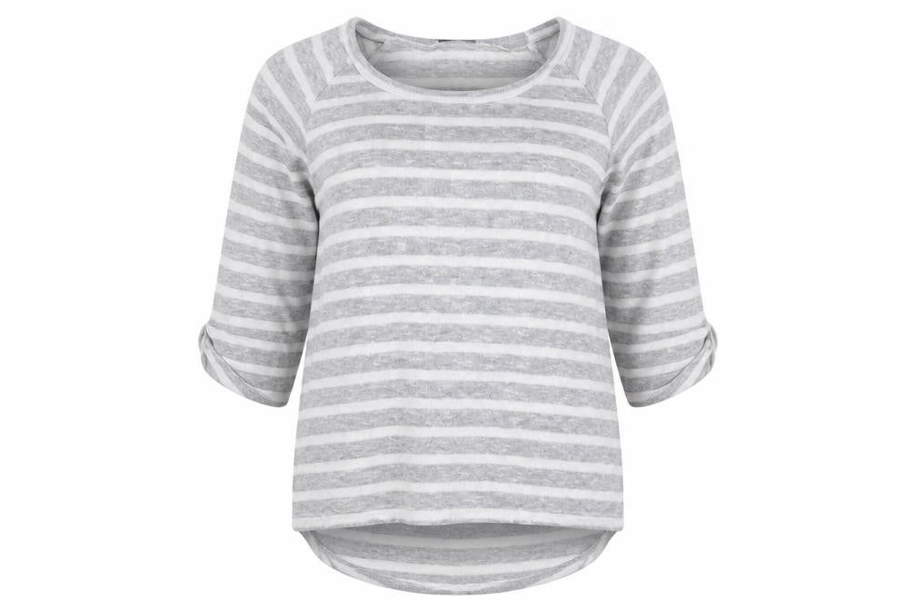 Tu Womens Grey  Knit Pullover Jumper Size 14