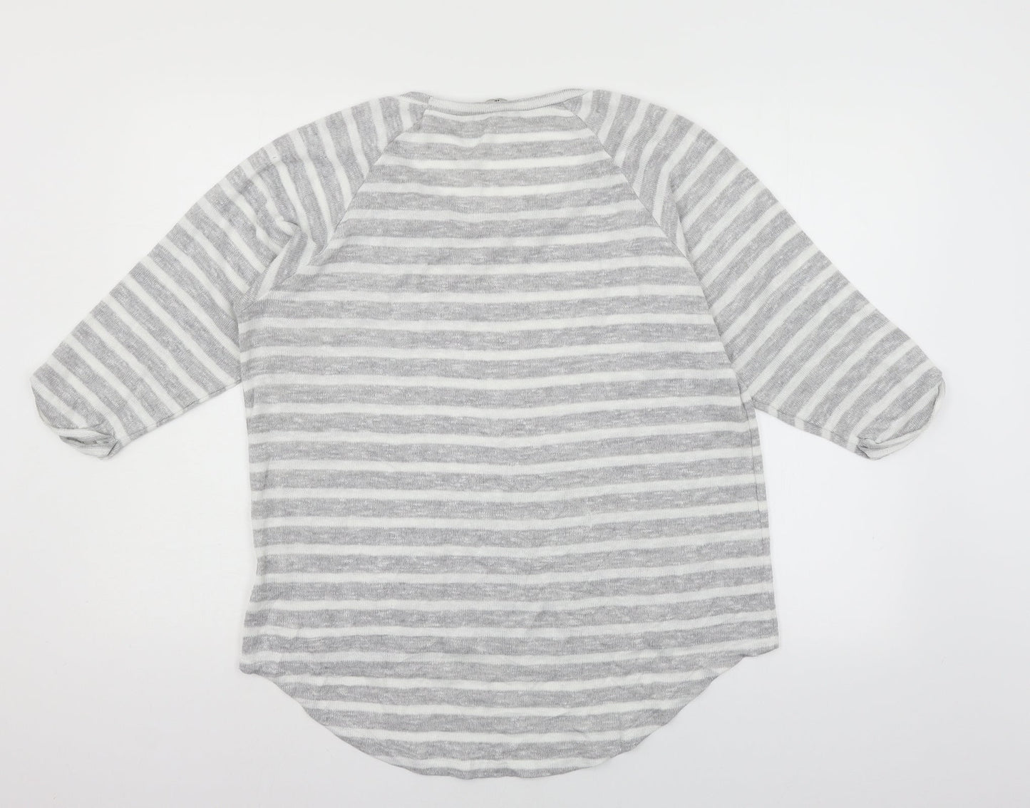 TU Womens Grey  Knit Pullover Jumper Size 14