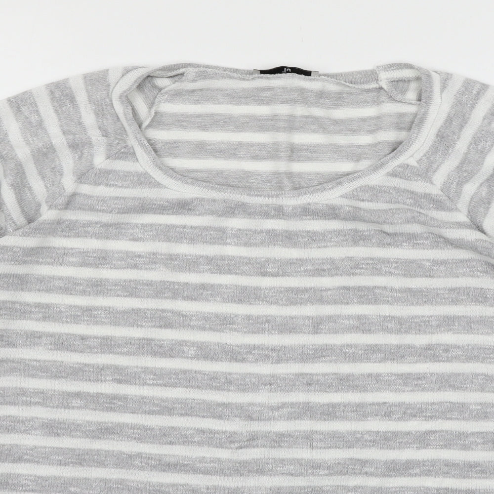 TU Womens Grey  Knit Pullover Jumper Size 14