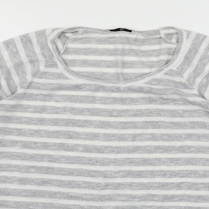 TU Womens Grey  Knit Pullover Jumper Size 14