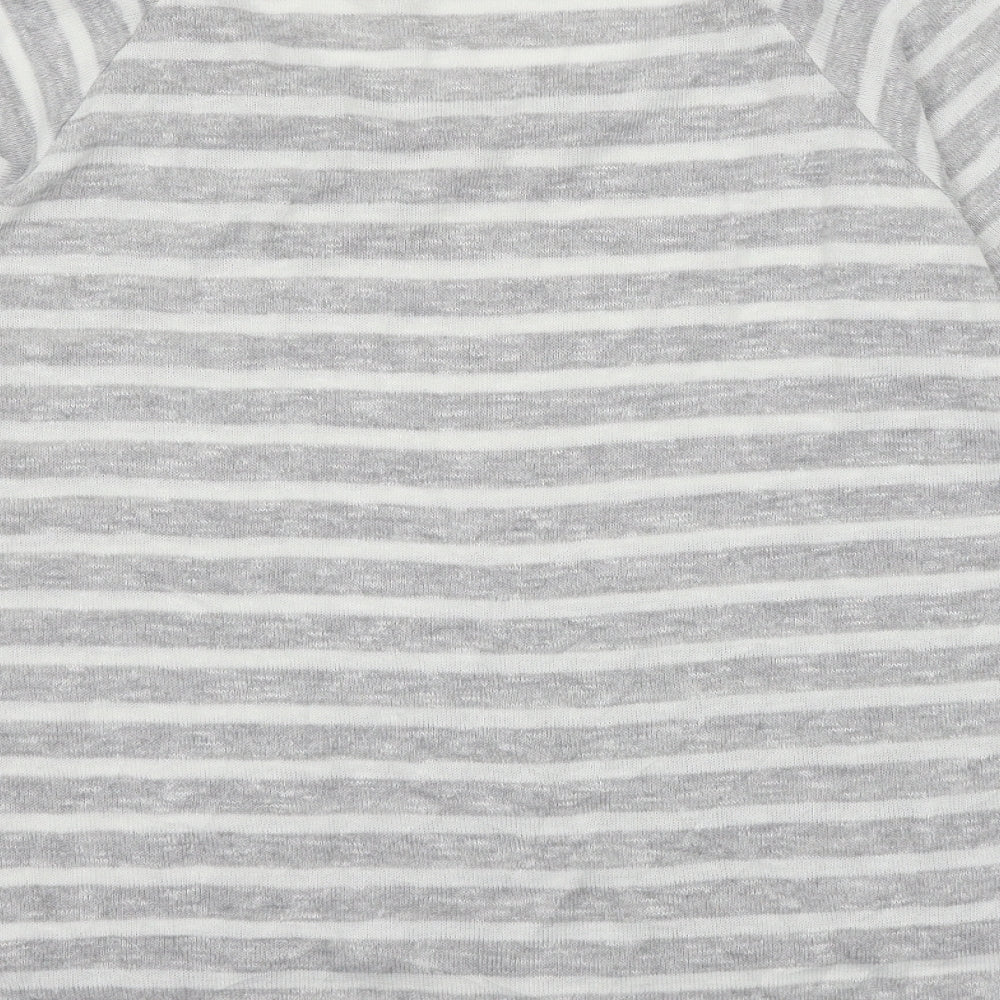 TU Womens Grey  Knit Pullover Jumper Size 14