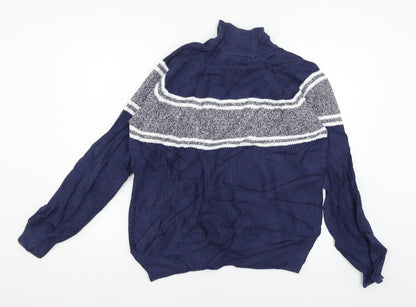 Marks and Spencer Mens Blue  Knit Pullover Jumper Size L
