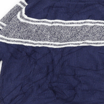 Marks and Spencer Mens Blue  Knit Pullover Jumper Size L