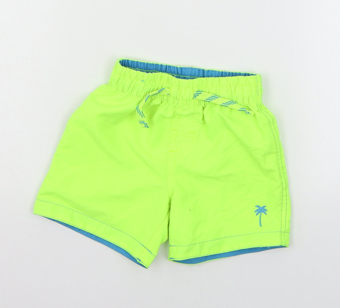 Rebel Boys Green   Sweat Shorts Size 2-3 Years