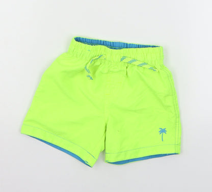 Rebel Boys Green   Sweat Shorts Size 2-3 Years