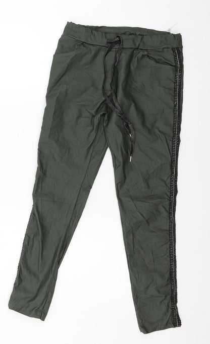 Womens UK Size 30 in Preworn Regular Fit  Green Trousers