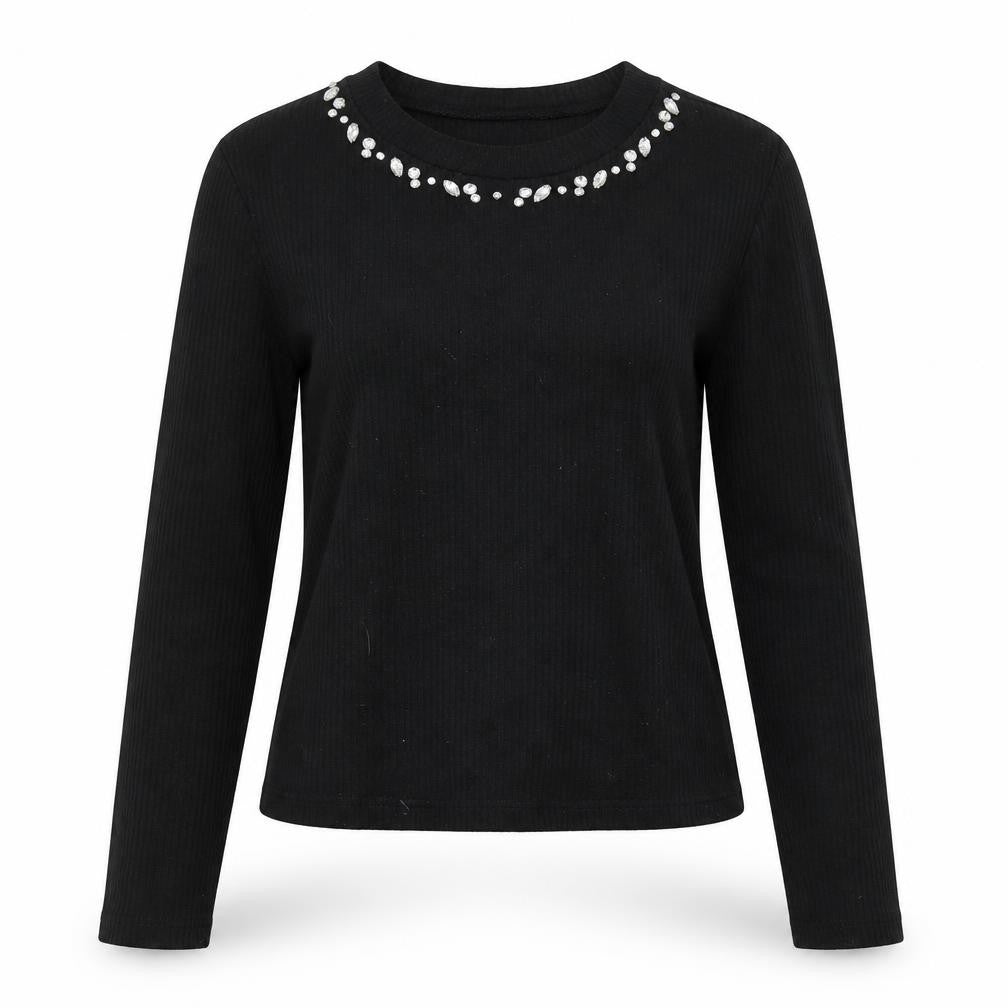 Womens UK Size M Divided by H&M Black Basic T-Shirt
