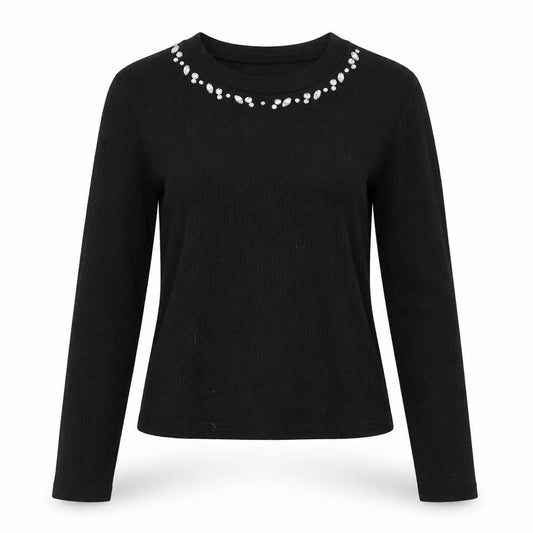 Womens UK Size M Divided by H&M Black Basic T-Shirt