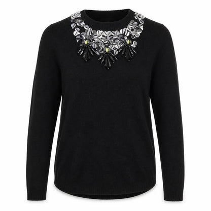 Womens UK Size XS H&M Black Pullover Jumper