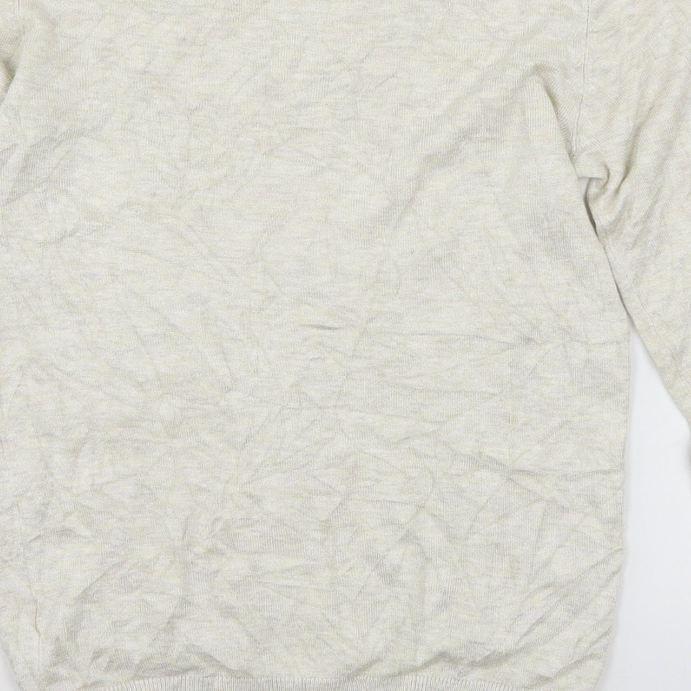 Dorothy Perkins Womens Ivory  Knit Pullover Jumper Size 8