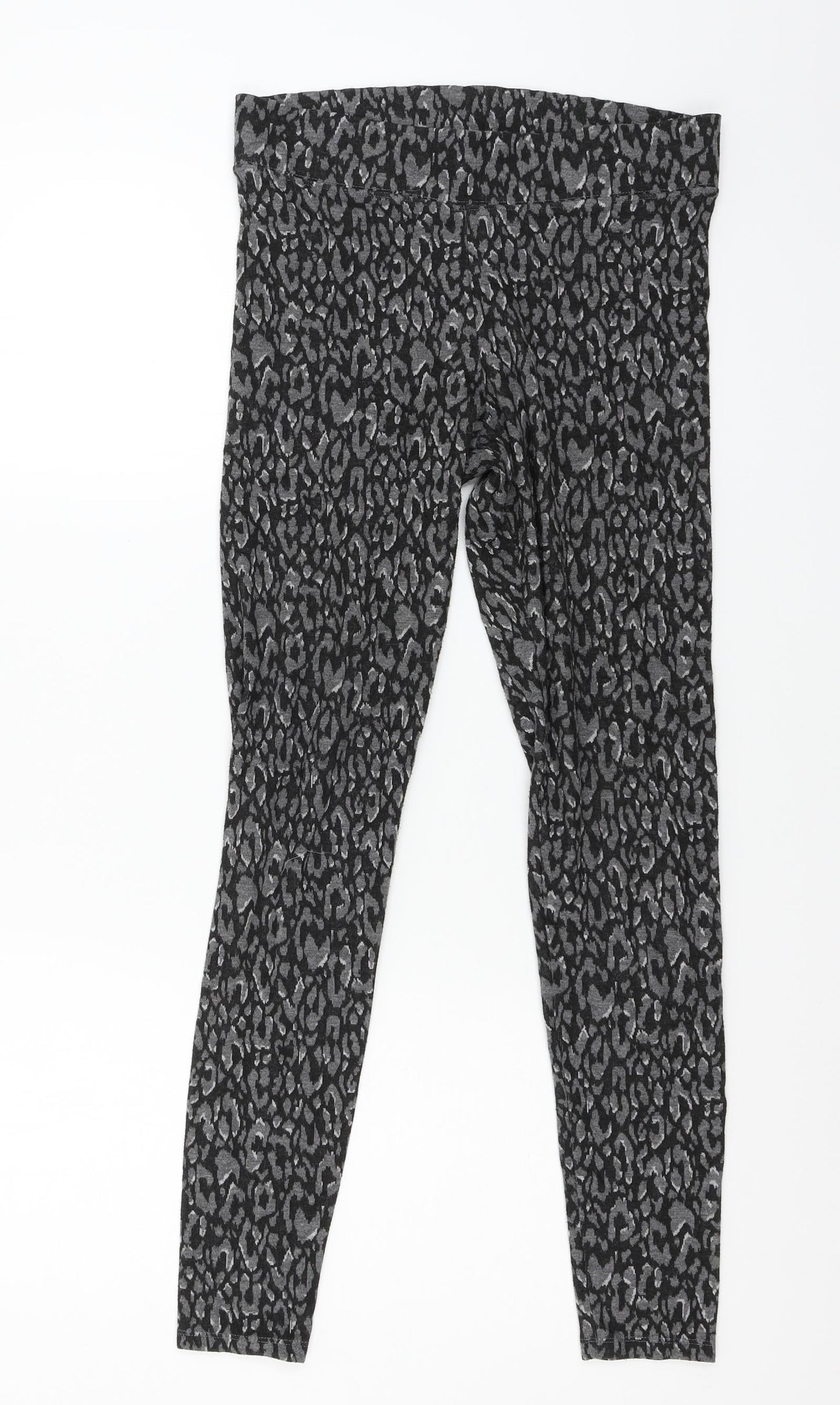 Womens UK Size 10 Marks and Spencer Regular Fit Capri Grey Trousers