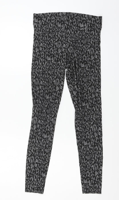 Womens UK Size 10 Marks and Spencer Regular Fit Capri Grey Trousers