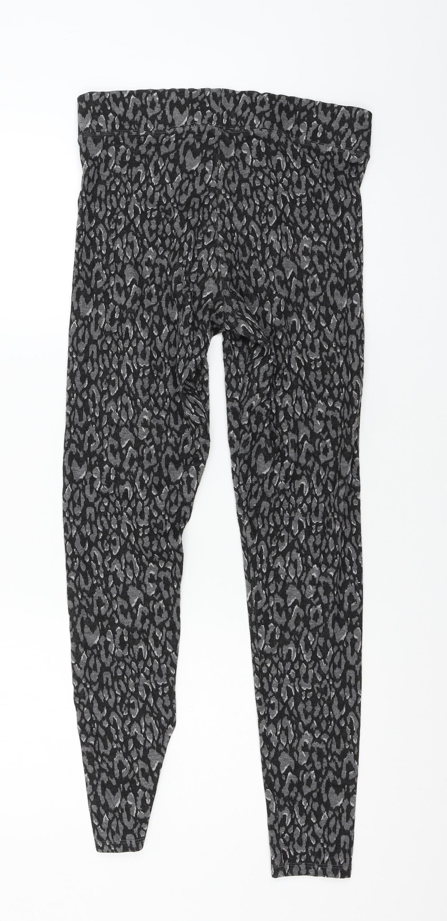 Womens UK Size 10 Marks and Spencer Regular Fit Capri Grey Trousers