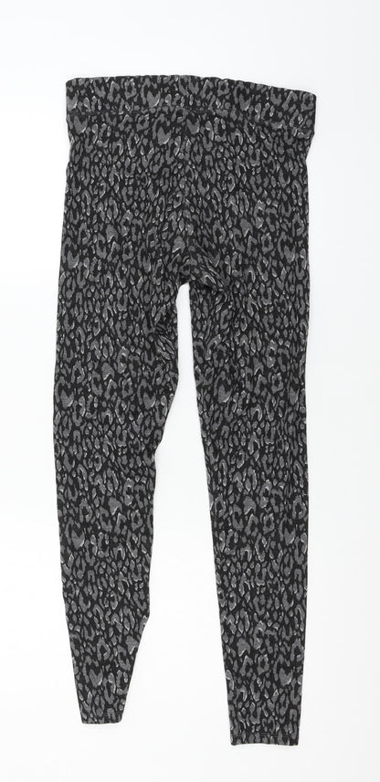 Womens UK Size 10 Marks and Spencer Regular Fit Capri Grey Trousers