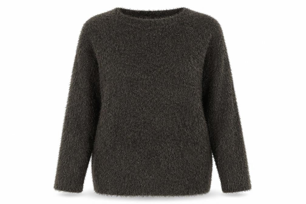 Warehouse Womens Brown  Knit Pullover Jumper Size 10