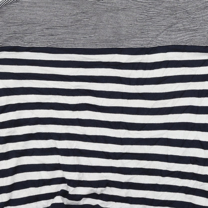 Atmosphere Womens Blue Striped Knit Pullover Jumper Size 10